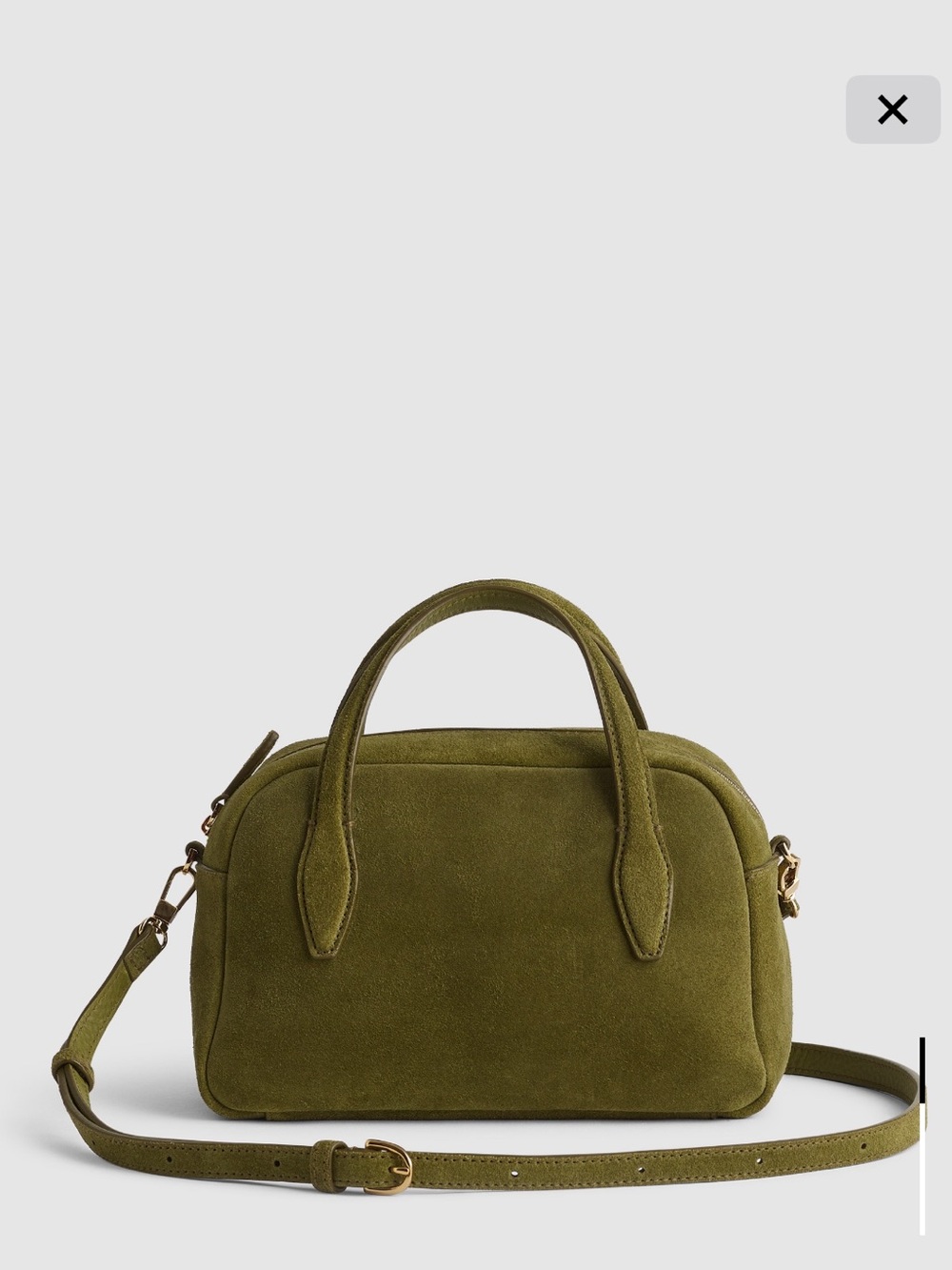 Madewell the small crossbody bag vintage moss